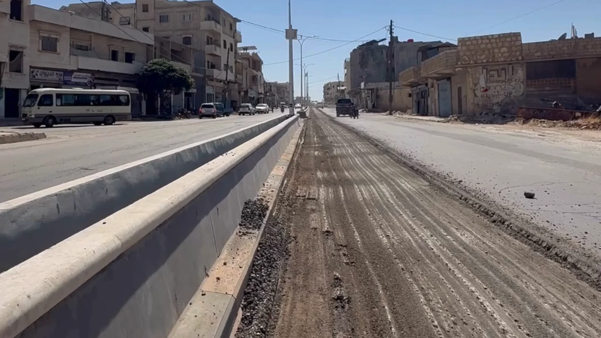 Paving the Main Road in Binnish