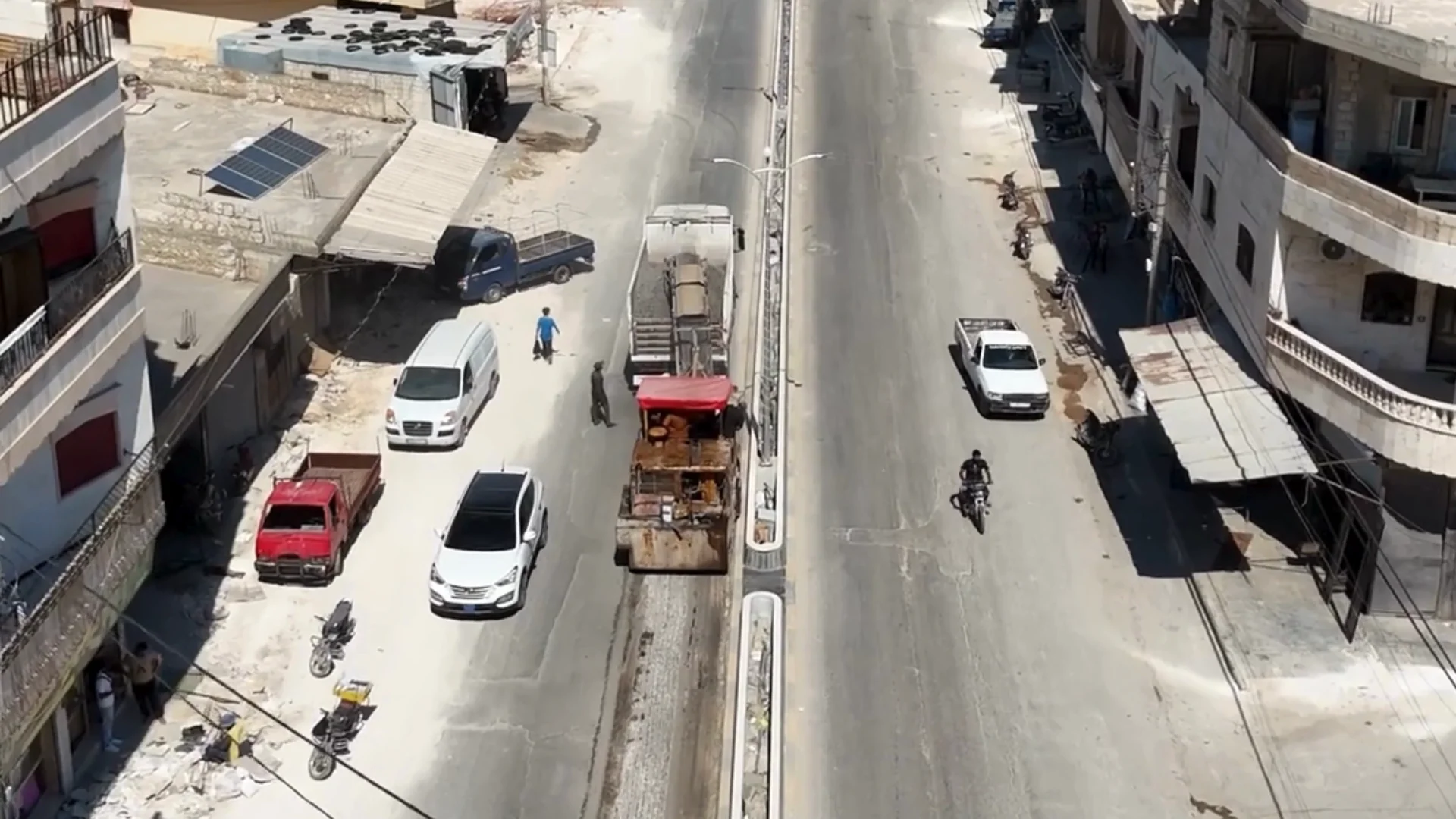 Paving the Main Road in Binnish