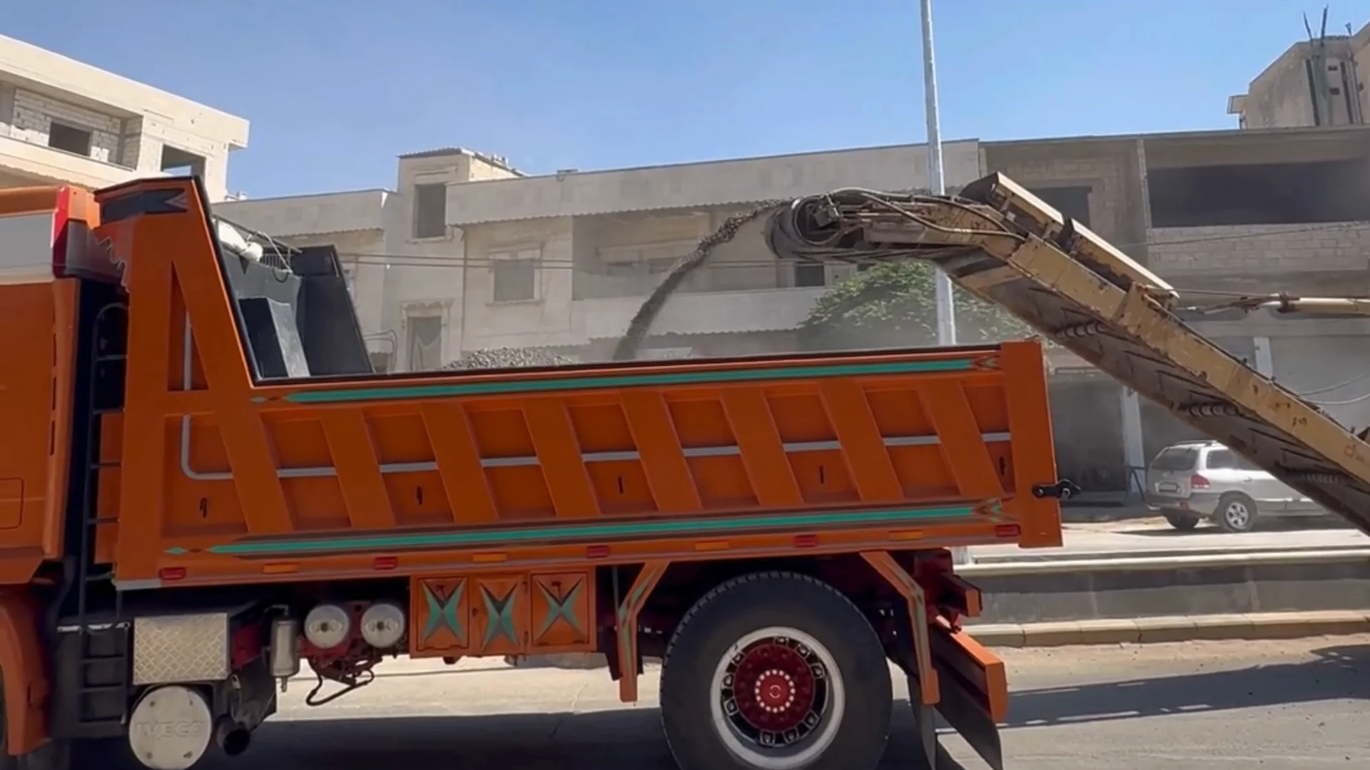 Paving the Main Road in Binnish
