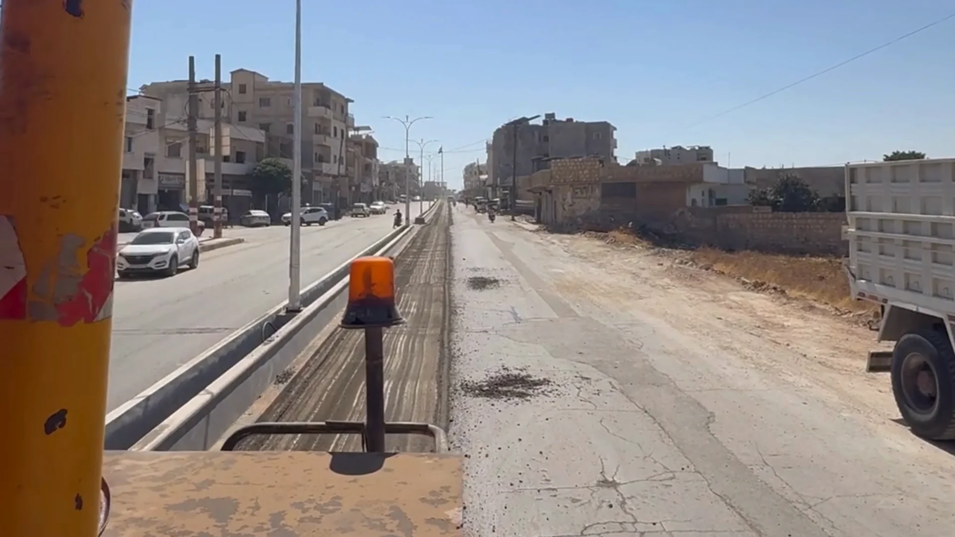 Paving the Main Road in Binnish