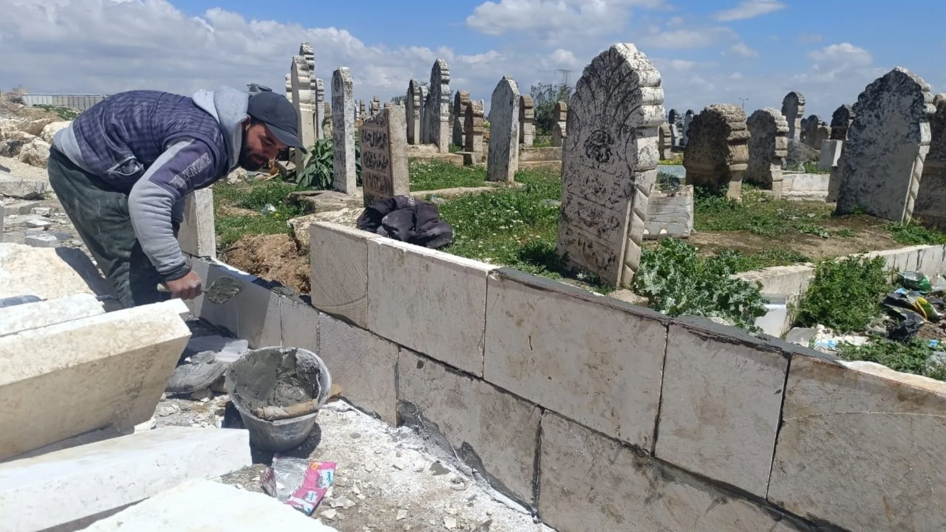 Idlib City Cemeteries Fencing