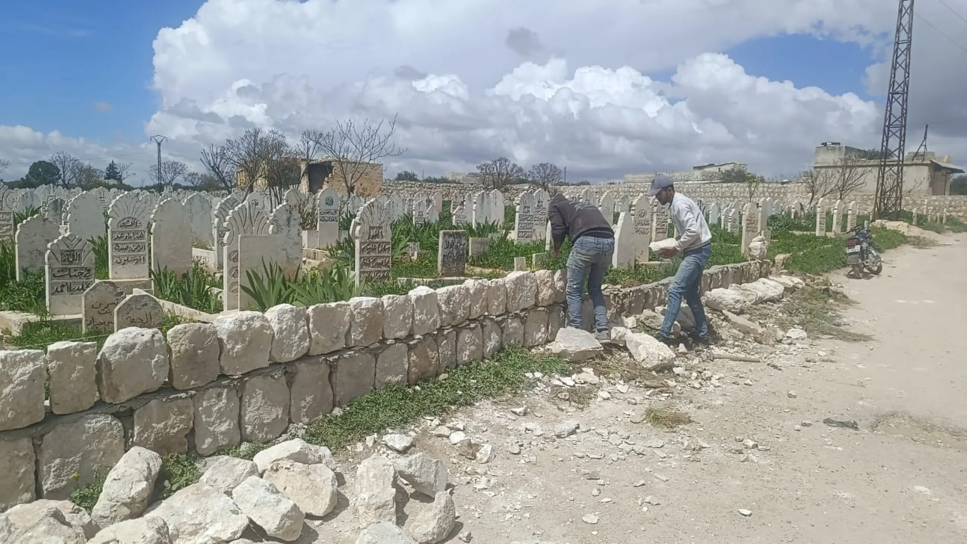 Idlib City Cemeteries Fencing