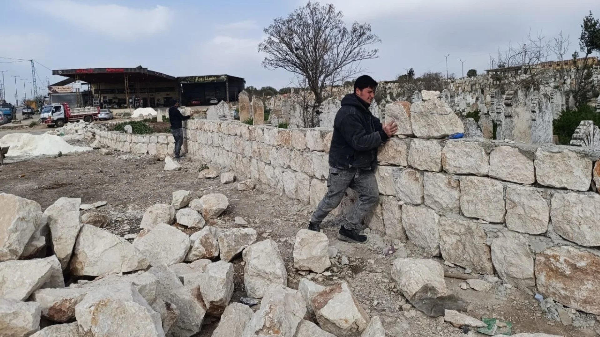 Idlib City Cemeteries Fencing