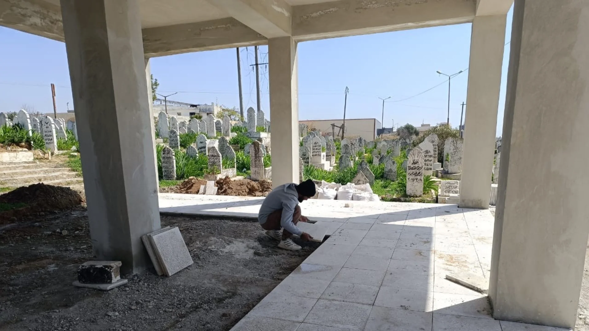 Idlib City Cemeteries Fencing